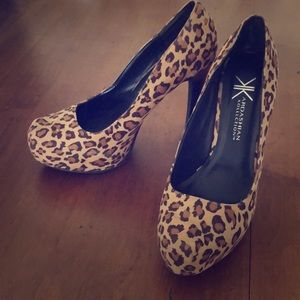 Kardashian kollection cheetah heels